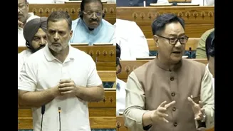 Rahul Gandhi Vs Kiren Rijiju Over LoP's ‘Idiot’ Jibe At Centre During Debate In Lok Sabha