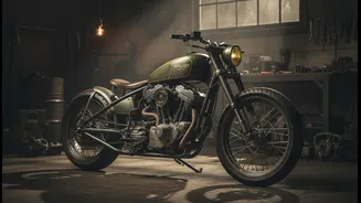 The Deadwood Is A Modern Motorcycle Dressed Like A Postwar Garage Build