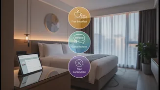 Beyond the lowest room price, Hotel Booking Filters highlight how Indian travellers compare stays before paying