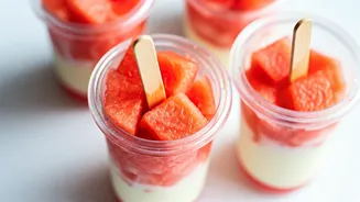 Watermelon Plus Curd Makes Ultimate Frozen Hydration Dog Pops