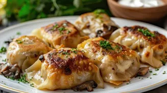 How to make delicious mushroom dumplings