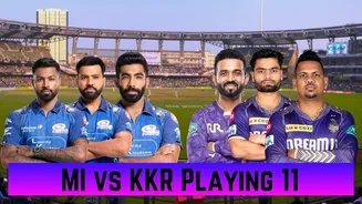 MI vs KKR Playing 11, IPL 2026 Match 2: Mumbai Indians vs Kolkata Knight Riders Team News, Predicted Lineups
