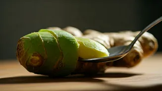 The Spoon Secret: Effortless, Zero-Waste Ginger Peeling for Maximum Flavor