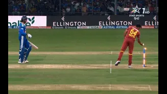 [WATCH] Tilak Varma run out after bizarre mix-up with Axar Patel