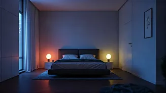 Change Bedroom Colors Based On Music Via Smart Ambient Lighting