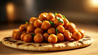 Spiced Chickpea Naan: A 5-Minute Savory Breakfast Adventure
