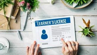 If you're applying for learner's license, note these points
