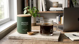 Protein In Your Coffee? What Experts Say About The Growing Proffee Trend