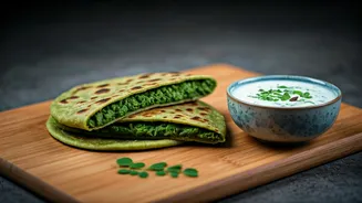 Parathas And Raita Get A Moringa Upgrade