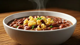 Sopa de Feijão com Macarrão: Uma Refeição Confortante e Cheia de Sabor!