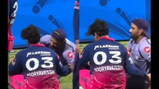 [Watch] Vaibhav Sooryavanshi breaks down in tears after RR's defeat to KKR