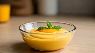 Effortless Summer Delight: Crafting Creamy Mango Custard in Minutes