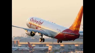 Leh-bound SpiceJet flight returns to Delhi after sparks from engine