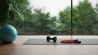 Rainy Weather Won't Stop These Fitness Goals