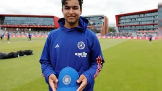 Vaibhav's first reaction after India debut