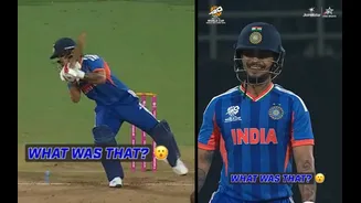[WATCH] T20 World Cup 2026 Warm-ups: Ishan Kishan steals the show with outrageous off-balance six in IND vs SA clash