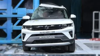 2026 Maruti Suzuki Brezza Scores 5-Star Safety Rating In Bharat NCAP Crash Tests