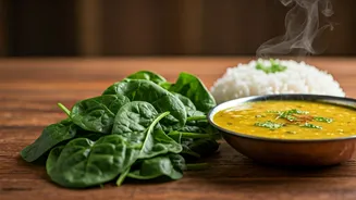 Dal-Rice And Lemon-Spinach Are Having A Science Moment