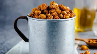 Healthy Homemade Crunchies Roasted Makhana And Spiced Chickpea Alternatives To Potato Chips