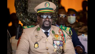 Junta leader Mamdi Doumbouya declared the winner of Guinea’s presidential election