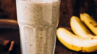 How To Prepare Refreshing Banana-Date Smoothies Fast Before Heading Out For Busy Festive Celebrations Today