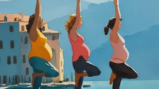 Tree Pose Variations In Yoga: Practising Near A Wall For Support