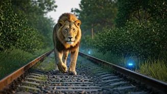 AI Guards Gir's Lions: Advanced Tech to Prevent Wildlife-Train Collisions