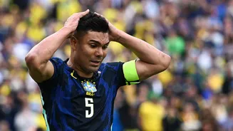 Casemiro rebate críticas após fala sobre Endrick: “Tentei proteger ele”