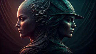 Optical Illusion: Woman's Face or Two Witches? Discover Your Personality: Competitive vs. Humble