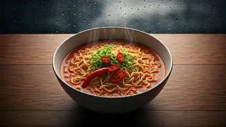 Spicy Snacks Rule Rainy Evenings