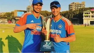 Shubman Gill Avenges his Dismissal by Catching Abhishek Sharma Out in Sher-E-Punjab Clash
