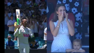 [WATCH] Ashes 2025-26: Usman Khawaja’s wife tears up as cricketer walks back for final time in international cricket