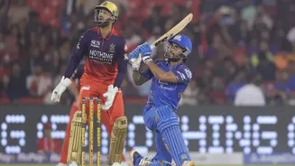 Tilak Varma scores half-century amidst MI’s struggle against Royal Challengers Bengaluru