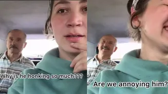 'Why Is He Honking So Much?' Russian Parents' 1st Car Ride Experience In India Goes Viral | VIDEO