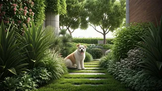 Terraces Transformed Into Lush Mini Forests For High Rise Dogs