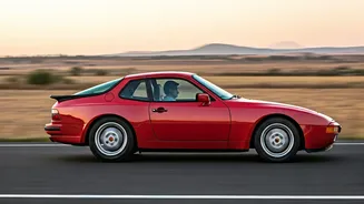 Vintage Red Porsche 944 S2 Makes a Stunning Appearance on Gujarat Roads