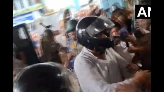 TMC’s Udayan Guha Becomes Latest Victim Of Egg Attacks On Mamata Loyalists | Watch