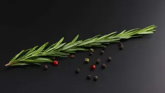 Elevate any dish with rosemary and black pepper