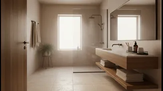 Bathroom Comfort Comes From Warmth, Dryness And Easy-To-Reach Essentials