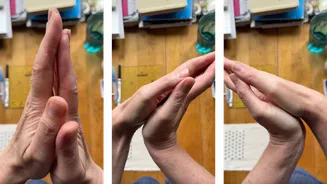 Why fitness experts root for palm-pressing workouts