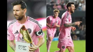 Lionel Messi Receives Golden Boot Award And Then Scores Two Goals To Prove Why He Earned It