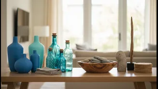 Group Objects By Material, Colour Or Place For A Calmer Display