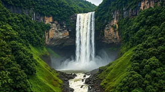 Meghalaya Waterfalls Are At Their Loudest Right Now