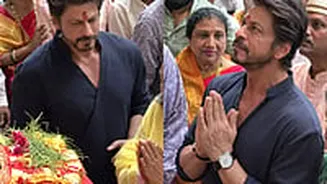 Shah Rukh Khan Dons ₹43 Lakh Pink Rose Gold Watch At Lalbaugcha Raja Darshan With Wife Gauri And Daughter Suhana Khan