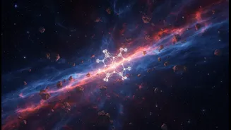 What finding interstellar erythrulose near Milky Way core uncovers about early planet core materials