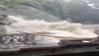 Sikkim: Heavy rains trigger floods, key bridge washed away