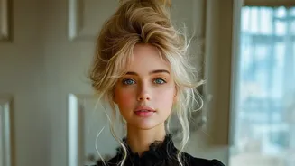 A Messy Pencil Bun Works Better When the Ends Stay Soft