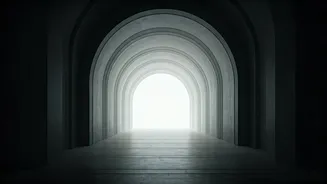 Arched Walkways Create Illusion Of Infinite Space In Small Homes