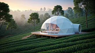 Misty Munnar Tea Garden Geodesic Glamping Is Pure Romance