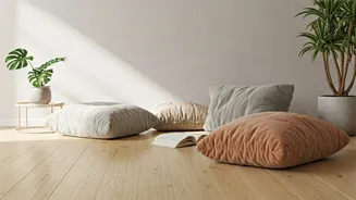Design Your Cozy Modular Reading Corner With Low Floor Cushions
